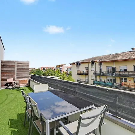 Grand Duplex T4 • Terrasse • Parking • Centre